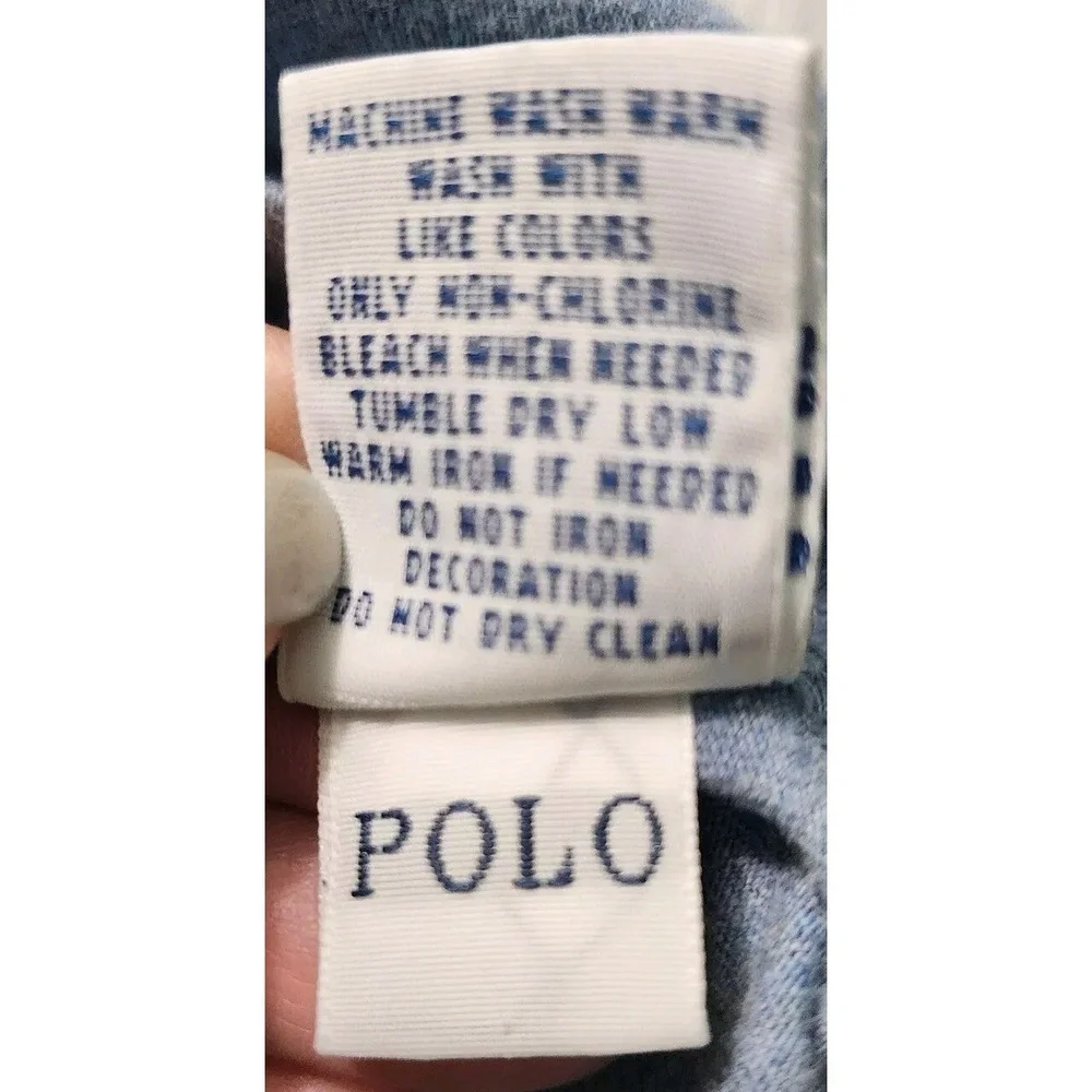 Polo Ralph Lauren Long Sleeve‎ Custom Fit T-Shirt Mens Small